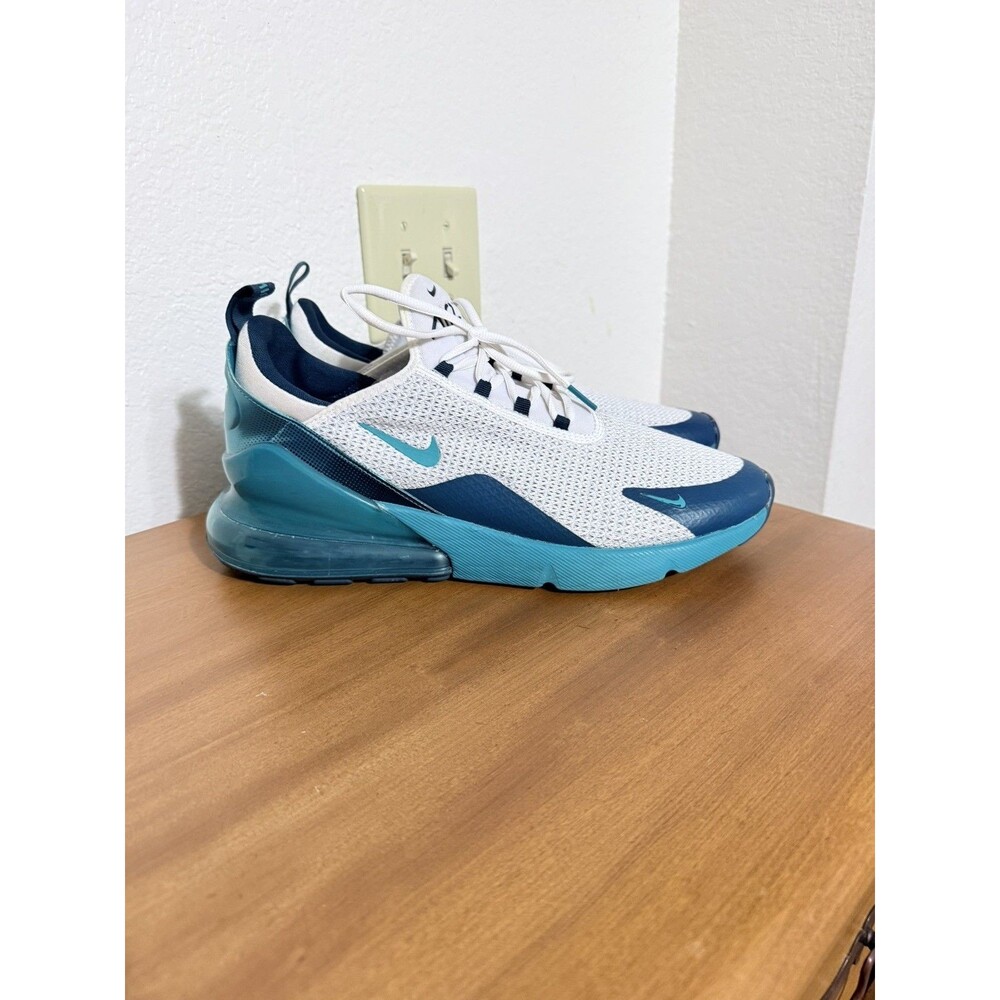 Nike Air Max 270 White Spirit Teal Nightshade Shoes AQ9164-102 Men’s Size 13